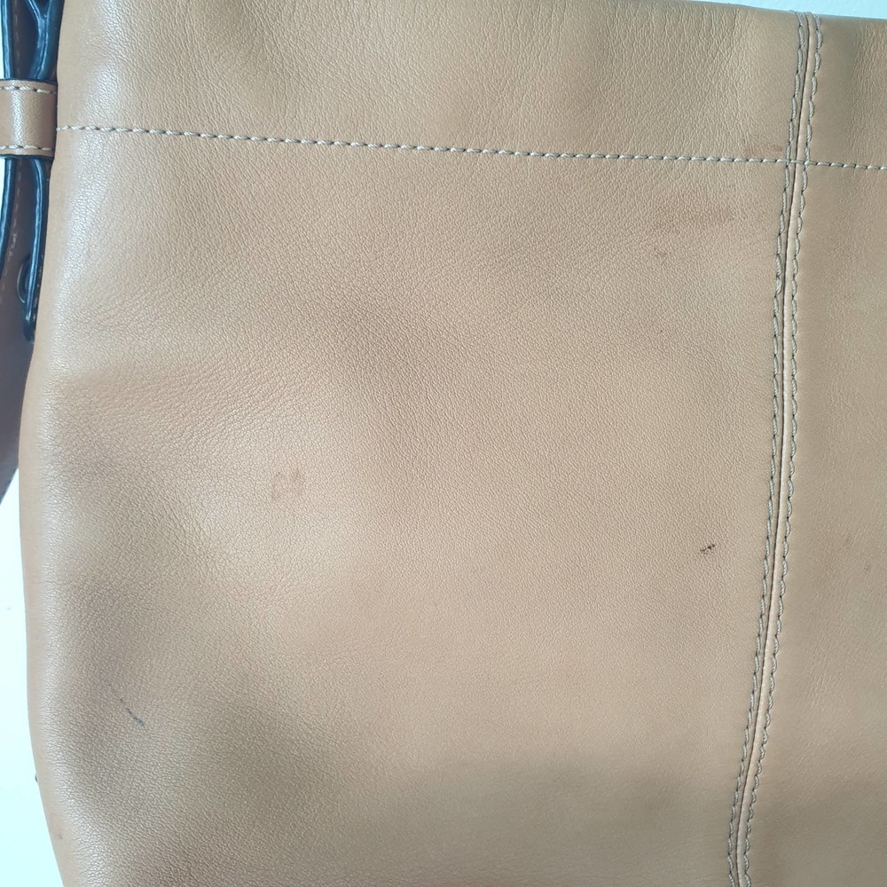 Coach Duffle Camel Leather Crossbody / Shoulder Bag Convertible F15064 - Picture 7 of 12